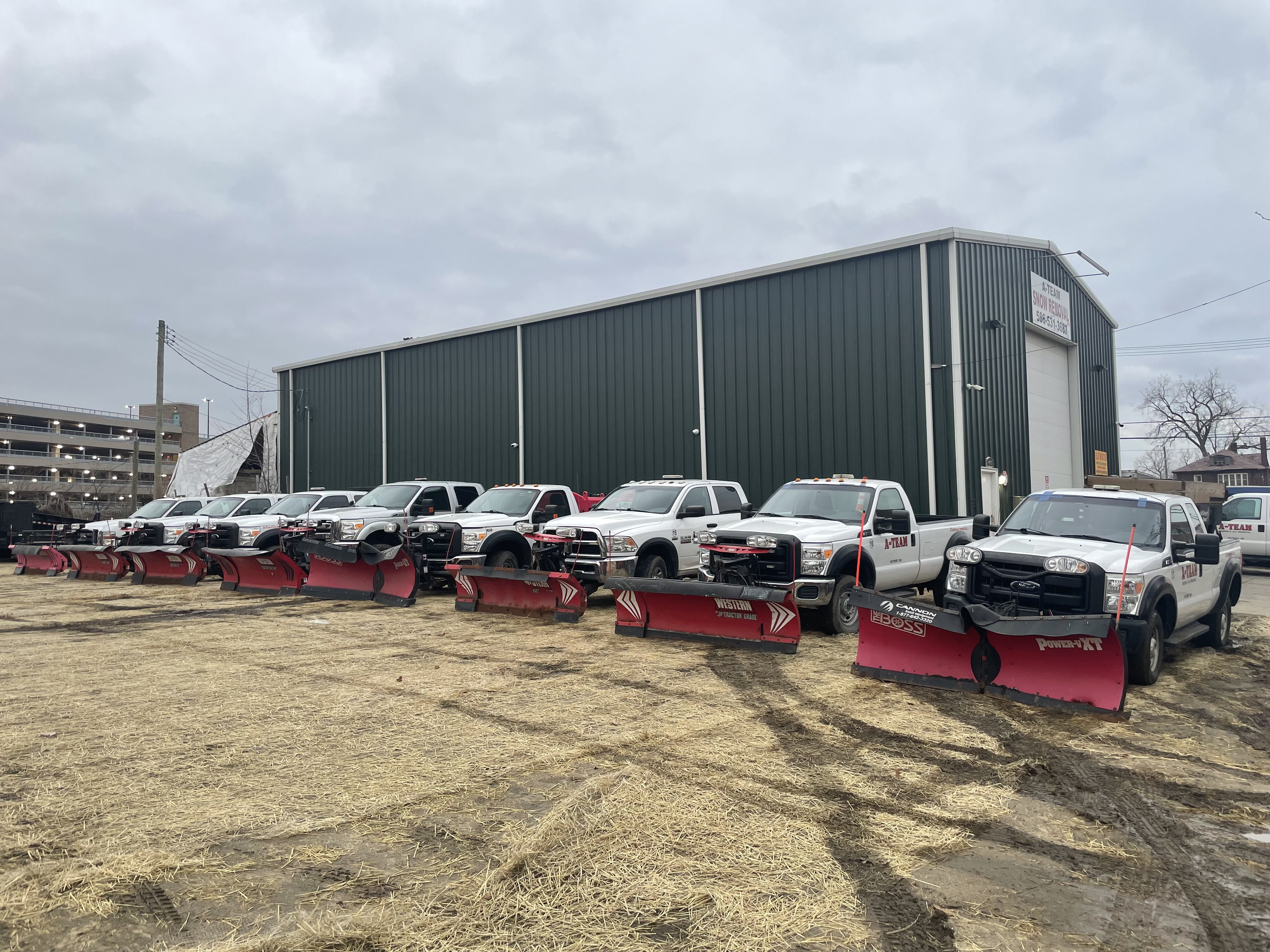 Snow removal — plow fleet ready for winter